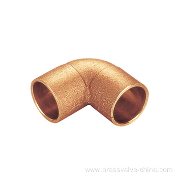 Bronze weld 90 elbow coupling